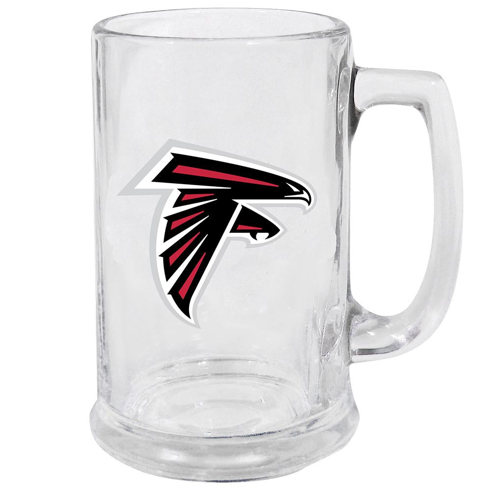 15oz Decal Glass Stein | Atlanta Falcons AFA, Atlanta Falcons, NFL, OldProduct 888966789272 $13