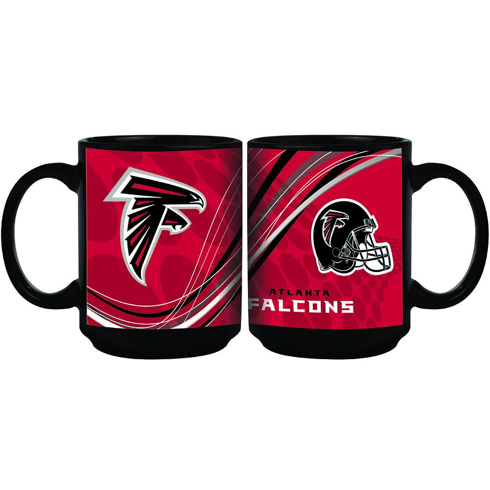 15oz Dynamic Style Black Mug | Atlanta Falcons AFA, Atlanta Falcons, CurrentProduct, Drinkware_category_All, NFL 888966972414 $15.49