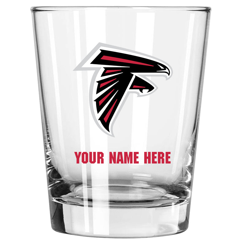 15oz Personalized Stemless Glass | Atlanta Falcons