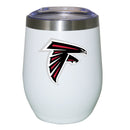 12oz White Stainless Steel Stemless Tumbler | Atlanta Falcons AFA, Atlanta Falcons, CurrentProduct, Drinkware_category_All, NFL 194207625262 $27.49