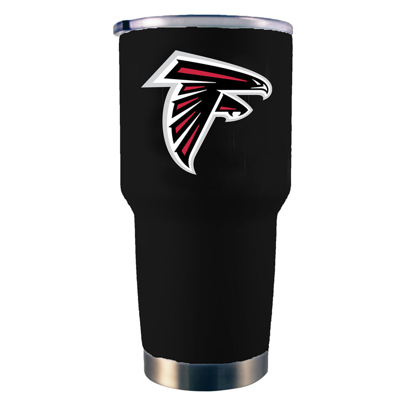 30oz Black Stainless Steel Tumbler | Atlanta Falcons