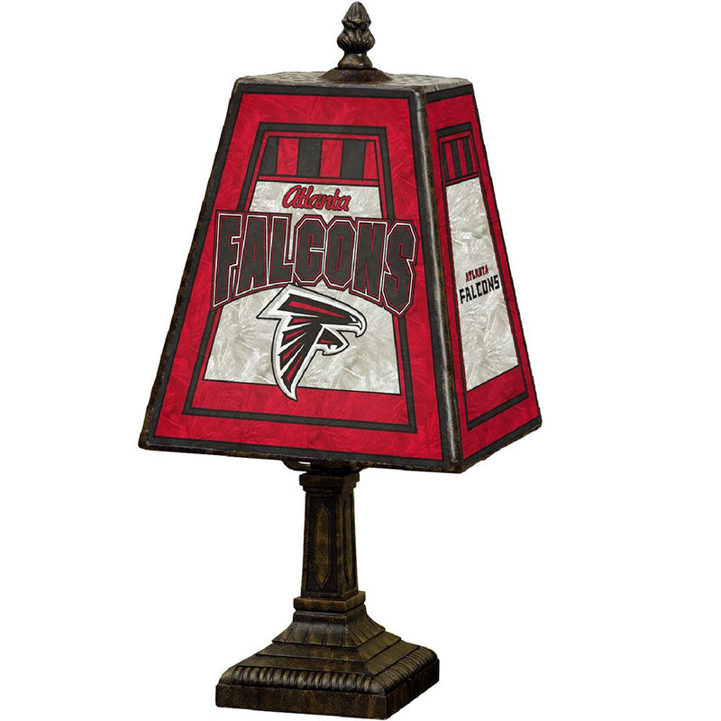 14 Inch Art Glass Table Lamp | Atlanta Falcons AFA, Atlanta Falcons, CurrentProduct, Home & Office_category_All, Home & Office_category_Lighting, NFL 687746995939 $98.99