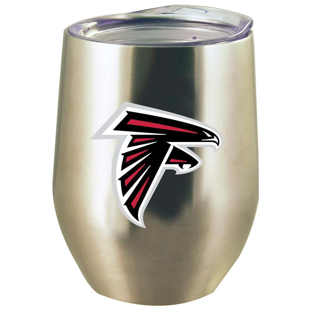 12oz Stainless Steel Stemless Tumbler w/Lid | Atlanta Falcons AFA, Atlanta Falcons, CurrentProduct, Drinkware_category_All, NFL 888966599697 $21.99