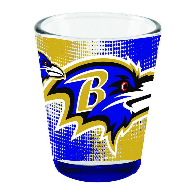 2oz Full Wrap Highlight Collect Glass | Baltimore Ravens
Baltimore Ravens, BRA, NFL, OldProduct
The Memory Company