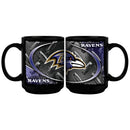 15oz Black Diamond Plate Mug | Baltimore Ravens Baltimore Ravens, BRA, NFL, OldProduct 687746139173 $13