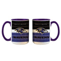 15oz White Inner Stripe Mug | Baltimore Ravens
Baltimore Ravens, BRA, NFL, OldProduct
The Memory Company