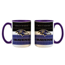 15oz White Inner Stripe Mug | Baltimore Ravens
Baltimore Ravens, BRA, NFL, OldProduct
The Memory Company