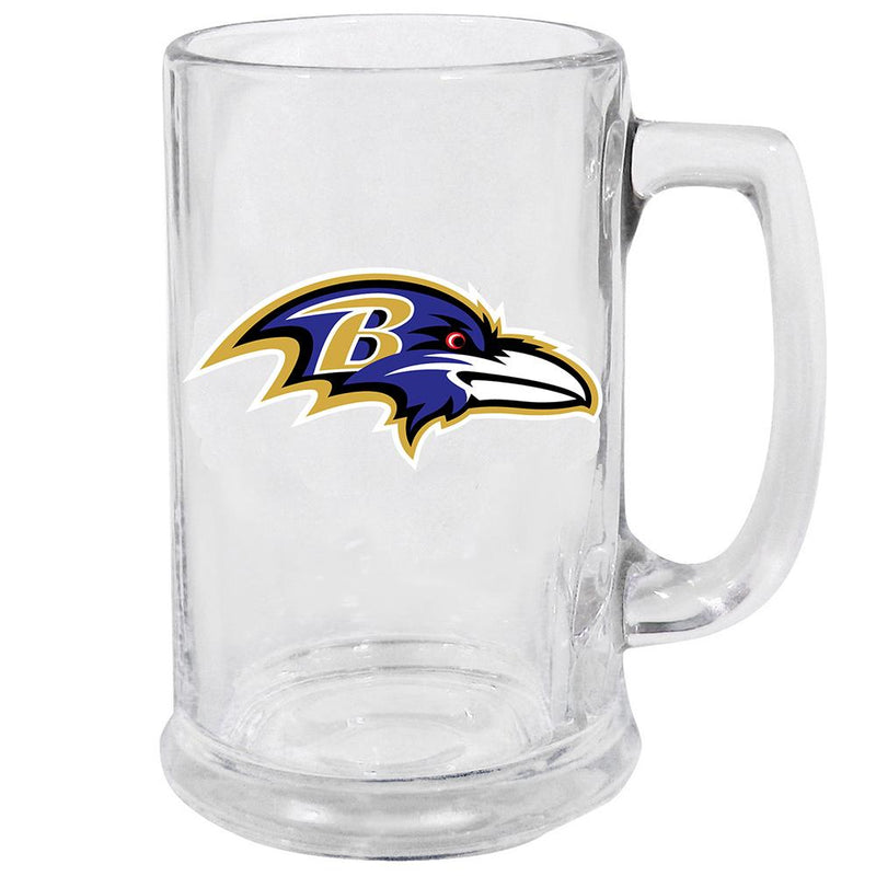 15oz Decal Glass Stein | Baltimore Ravens Baltimore Ravens, BRA, NFL, OldProduct 888966789623 $13