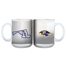15oz White State of Mind Mug | Baltimore Ravens
Baltimore Ravens, BRA, NFL, OldProduct
The Memory Company