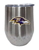 12OZ SS STMLS DIAMD TMBLR RAVENS Baltimore Ravens, BRA, CurrentProduct, Drinkware_category_All, NFL 888966674967 $28.49