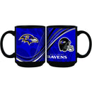 15oz Dynamic Style Black Mug | Baltimore Ravens Baltimore Ravens, BRA, CurrentProduct, Drinkware_category_All, NFL 888966972421 $15.49