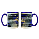 15oz Inner Color Shadow Mug | Baltimore Ravens Baltimore Ravens, BRA, NFL, OldProduct 888966963658 $14