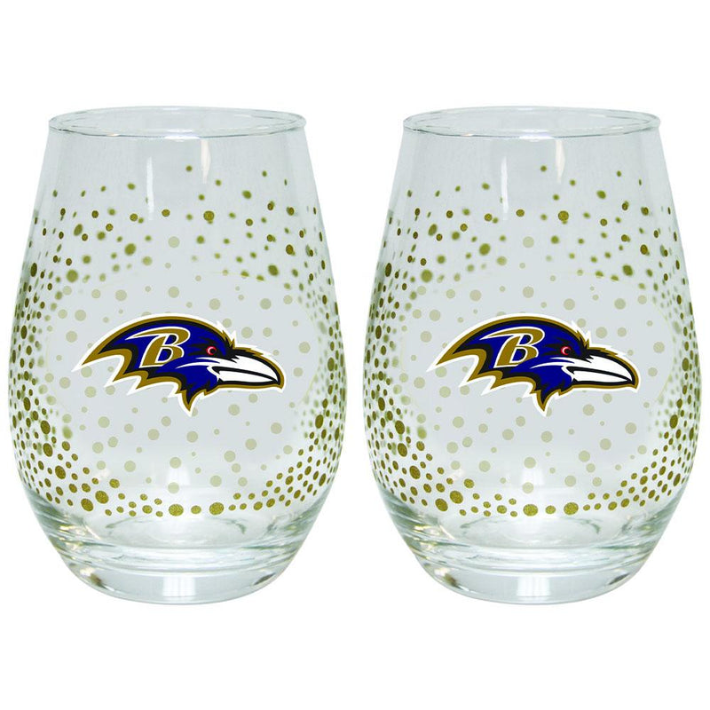 2 pack Glitter Stemless Wine Tumbler | Baltimore Ravens
Baltimore Ravens, BRA, NFL, OldProduct
The Memory Company