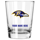 15oz Personalized Stemless Glass | Baltimore Ravens