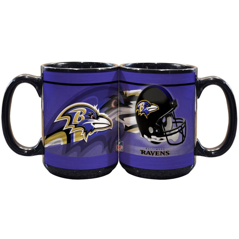 15oz Black Helmet Mug | Baltimore Ravens Baltimore Ravens, BRA, NFL, OldProduct 687746753850 $13