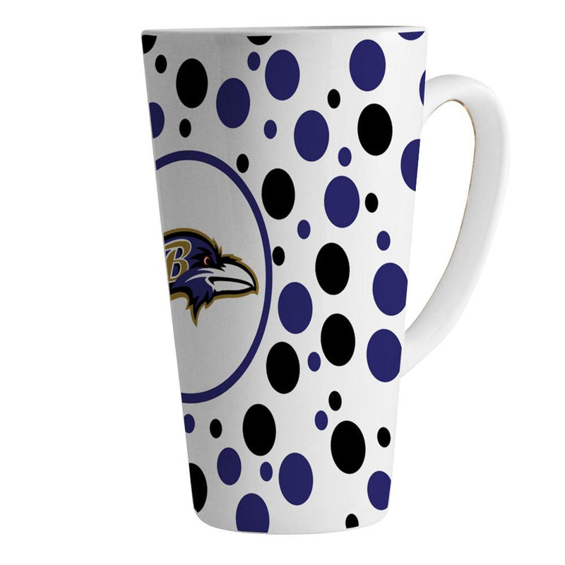 16oz White Polka Dot Latte | Baltimore Ravens
Baltimore Ravens, BRA, NFL, OldProduct
The Memory Company