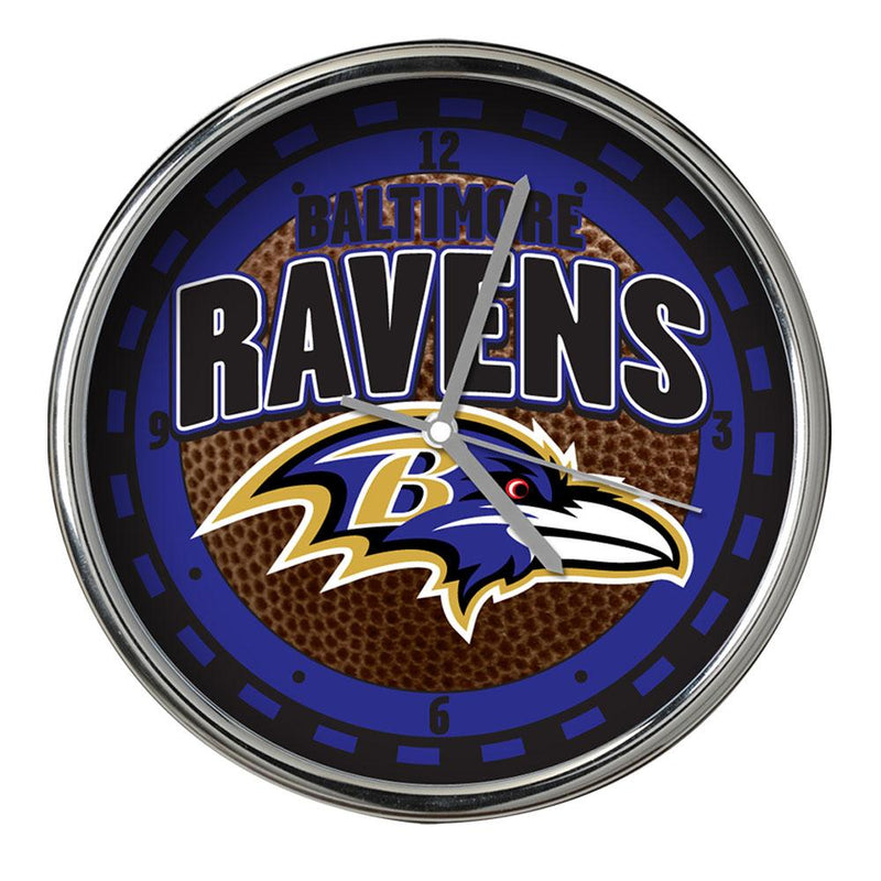 Chrome Clock 4 | Baltimore Ravens
Baltimore Ravens, BRA, NFL, OldProduct
The Memory Company