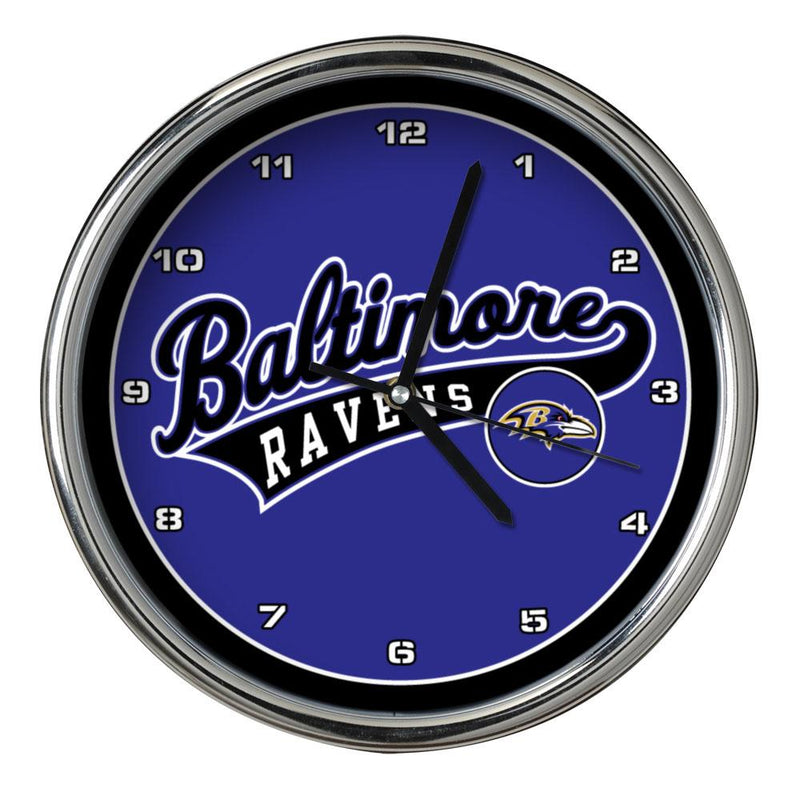 Chrome Clock | Baltimore Ravens
Baltimore Ravens, BRA, NFL, OldProduct
The Memory Company