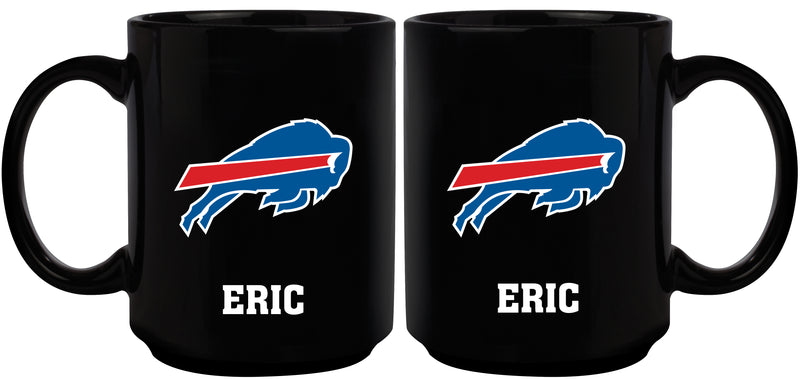 15oz Black Personalized Ceramic Mug | Buffalo Bills BUF, Buffalo Bills, CurrentProduct, Drinkware_category_All, Engraved, NFL, Personalized_Personalized 194207503621 $21.86