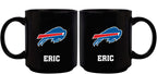 11oz Black Personalized Ceramic Mug | Buffalo Bills BUF, Buffalo Bills, CurrentProduct, Custom Drinkware, Drinkware_category_All, Gift Ideas, NFL, Personalization, Personalized_Personalized 194207372883 $20.11