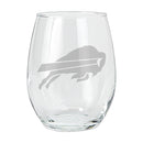 15oz Etched Stemless Tumbler | Buffalo Bills BUF, Buffalo Bills, CurrentProduct, Drinkware_category_All, NFL 194207265833 $12.49