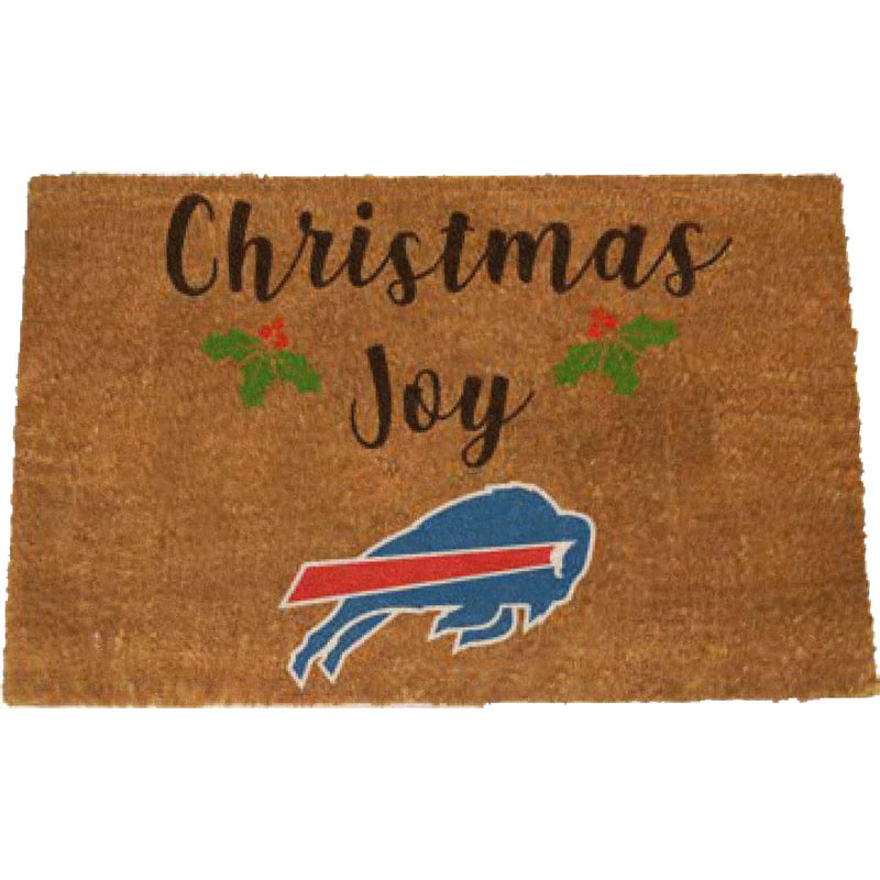 Holiday Colored logo Door Mat | Buffalo Bills