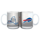 15oz White State of Mind Mug | Buffalo Bills
BUF, Buffalo Bills, NFL, OldProduct
The Memory Company