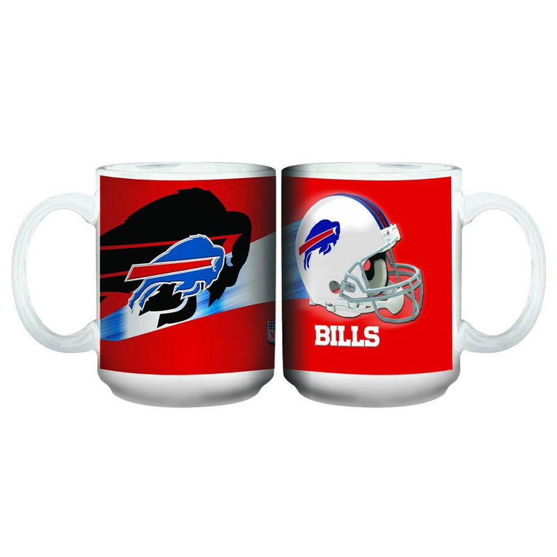 15oz 3D White Mug | Buffalo Bills BUF, Buffalo Bills, CurrentProduct, Drinkware_category_All, NFL 888966110588 $14.49