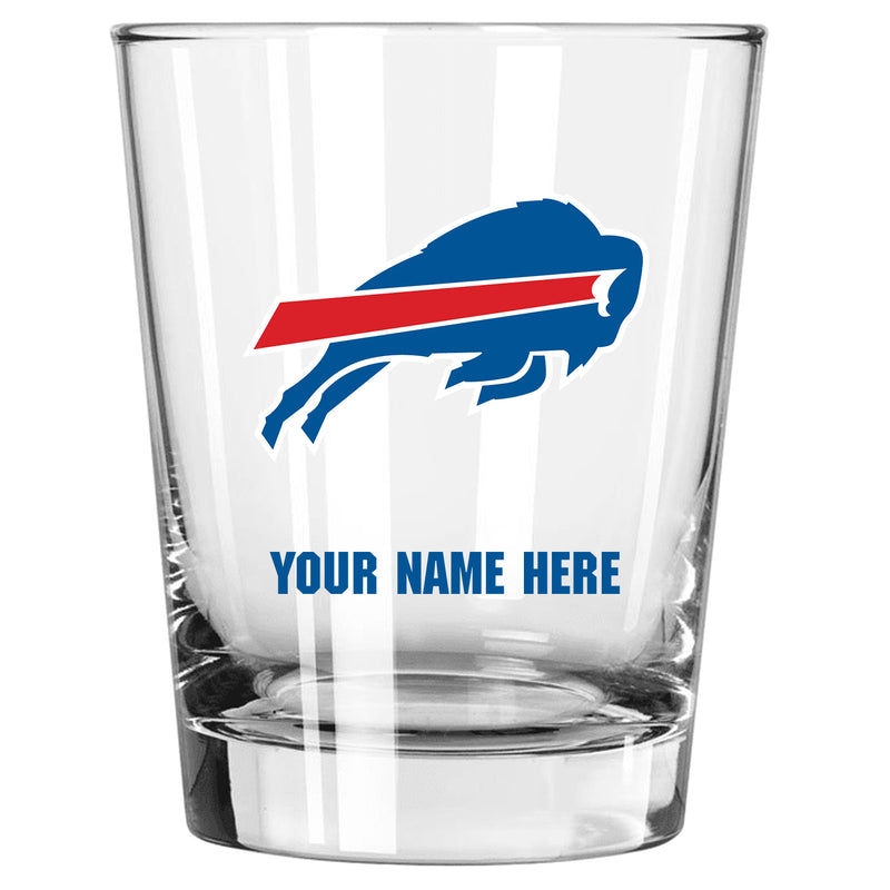 15oz Personalized Stemless Glass | Buffalo Bills