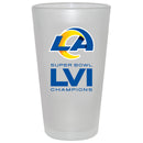 17oz Frosted Mixing Glass | Superbowl Champions Los Angeles Rams
