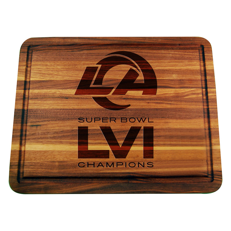 Acacia Cutting and Serving Board | Superbowl Champions Los Angeles Rams