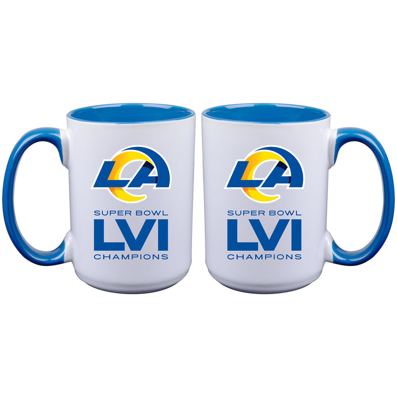 15oz Sublimated Inner Color Mug | Superbowl Champions Los Angeles Rams