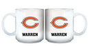 11oz White Personalized Ceramic Mug | Chicago Bears CBE, Chicago Bears, CurrentProduct, Custom Drinkware, Drinkware_category_All, Gift Ideas, NFL, Personalization, Personalized_Personalized 194207442715 $20.11