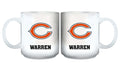 11oz White Personalized Ceramic Mug | Chicago Bears CBE, Chicago Bears, CurrentProduct, Custom Drinkware, Drinkware_category_All, Gift Ideas, NFL, Personalization, Personalized_Personalized 194207442715 $20.11