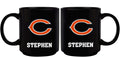 11oz Black Personalized Ceramic Mug | Chicago Bears CBE, Chicago Bears, CurrentProduct, Custom Drinkware, Drinkware_category_All, Gift Ideas, NFL, Personalization, Personalized_Personalized 194207372876 $20.11