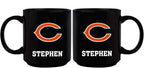 11oz Black Personalized Ceramic Mug | Chicago Bears CBE, Chicago Bears, CurrentProduct, Custom Drinkware, Drinkware_category_All, Gift Ideas, NFL, Personalization, Personalized_Personalized 194207372876 $20.11