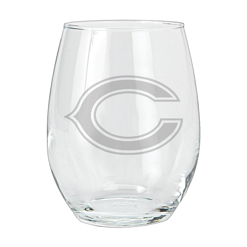 15oz Etched Stemless Tumbler | Chicago Bears CBE, Chicago Bears, CurrentProduct, Drinkware_category_All, NFL 194207265840 $12.49