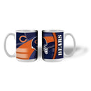 11oz White Carbon Fiber Mug | Chicago Bears CBE, Chicago Bears, NFL, OldProduct 687746364391 $10