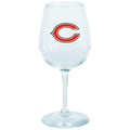 12.75oz Stem Dec Wine Glass | Chicago Bears CBE, Chicago Bears, Holiday_category_All, NFL, OldProduct 888966057265 $12