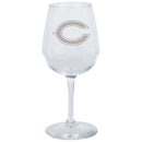 12.75oz Stemmed Wine Glass | Chicago Bears CBE, Chicago Bears, CurrentProduct, Drinkware_category_All, NFL 194207629703 $13.99