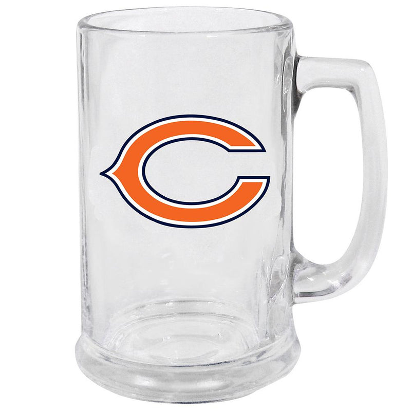15oz Decal Glass Stein | Chicago Bears CBE, Chicago Bears, NFL, OldProduct 888966790322 $13