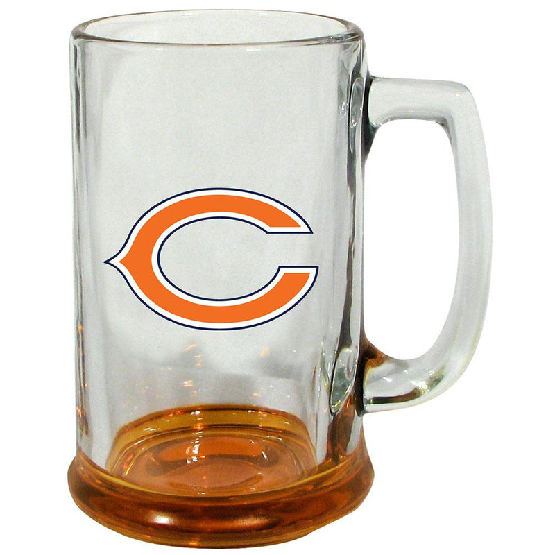 15oz Highlight Decal Glass Stein | Chicago Bears CBE, Chicago Bears, NFL, OldProduct 888966790339 $14