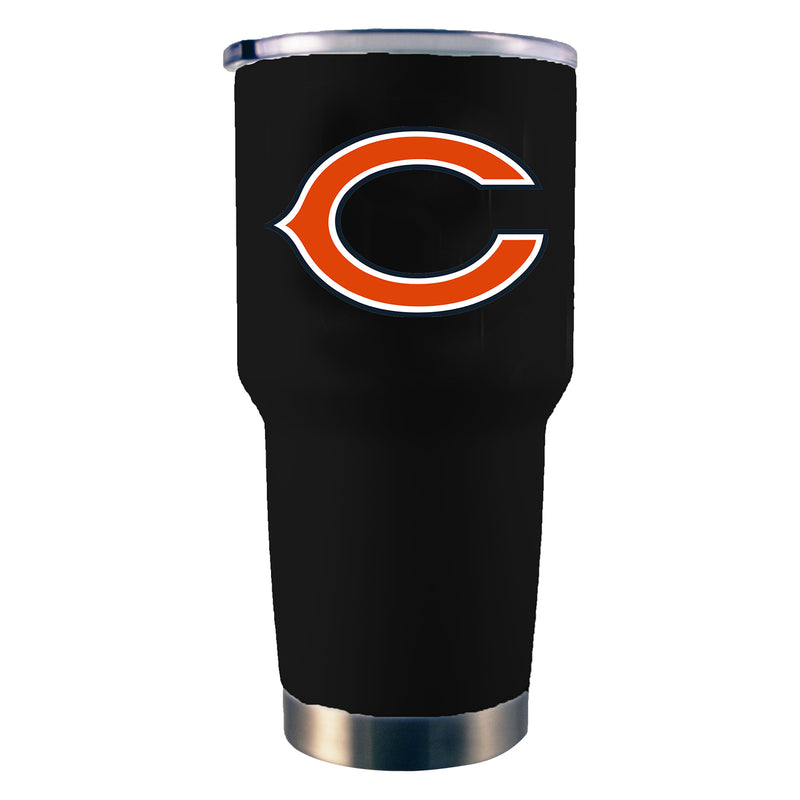 30oz Black Stainless Steel Tumbler | Chicago Bears