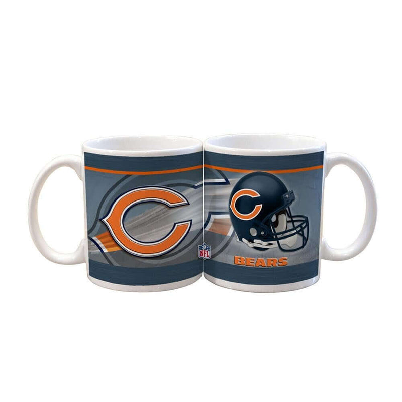 11oz White Helmet Mug | Chicago Bears CBE, Chicago Bears, NFL, OldProduct 687746752914 $10