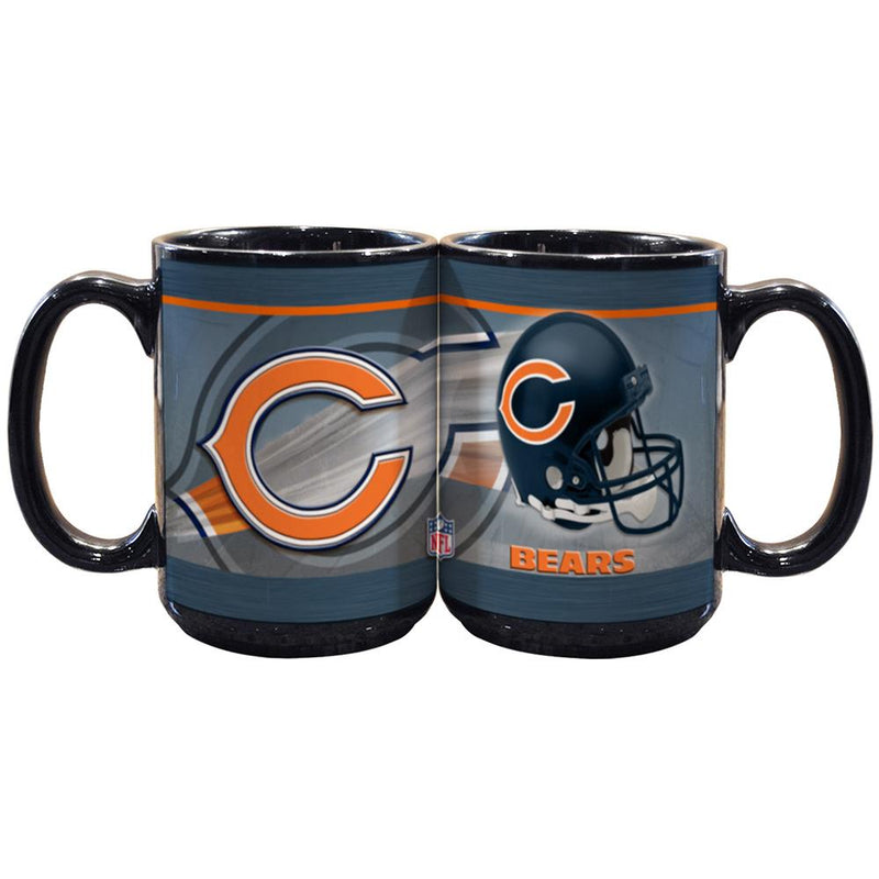 15oz Black Helmet Mug | Chicago Bears CBE, Chicago Bears, NFL, OldProduct 687746753874 $13