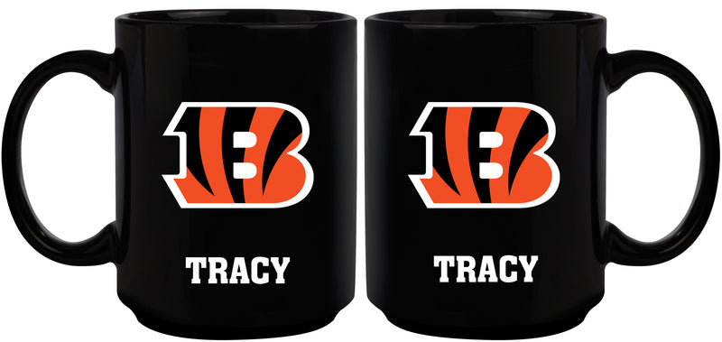 15oz Black Personalized Ceramic Mug | Cincinnati Bengals CBG, Cincinnati Bengals, CurrentProduct, Drinkware_category_All, Engraved, NFL, Personalized_Personalized 194207503706 $21.86