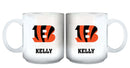 11oz White Personalized Ceramic Mug | Cincinnati Bengals CBG, Cincinnati Bengals, CurrentProduct, Custom Drinkware, Drinkware_category_All, Gift Ideas, NFL, Personalization, Personalized_Personalized 194207442708 $20.11