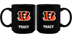 11oz Black Personalized Ceramic Mug | Cincinnati Bengals CBG, Cincinnati Bengals, CurrentProduct, Custom Drinkware, Drinkware_category_All, Gift Ideas, NFL, Personalization, Personalized_Personalized 194207372852 $20.11
