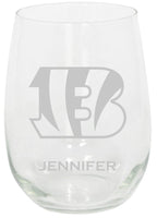 15oz Personalized Stemless Glass Tumbler | Cincinnati Bengals
CBG, Cincinnati Bengals, CurrentProduct, Custom Drinkware, Drinkware_category_All, Gift Ideas, NFL, Personalization, Personalized_Personalized
The Memory Company