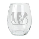 15oz Etched Stemless Tumbler | Cincinnati Bengals CBG, Cincinnati Bengals, CurrentProduct, Drinkware_category_All, NFL 194207265857 $12.49